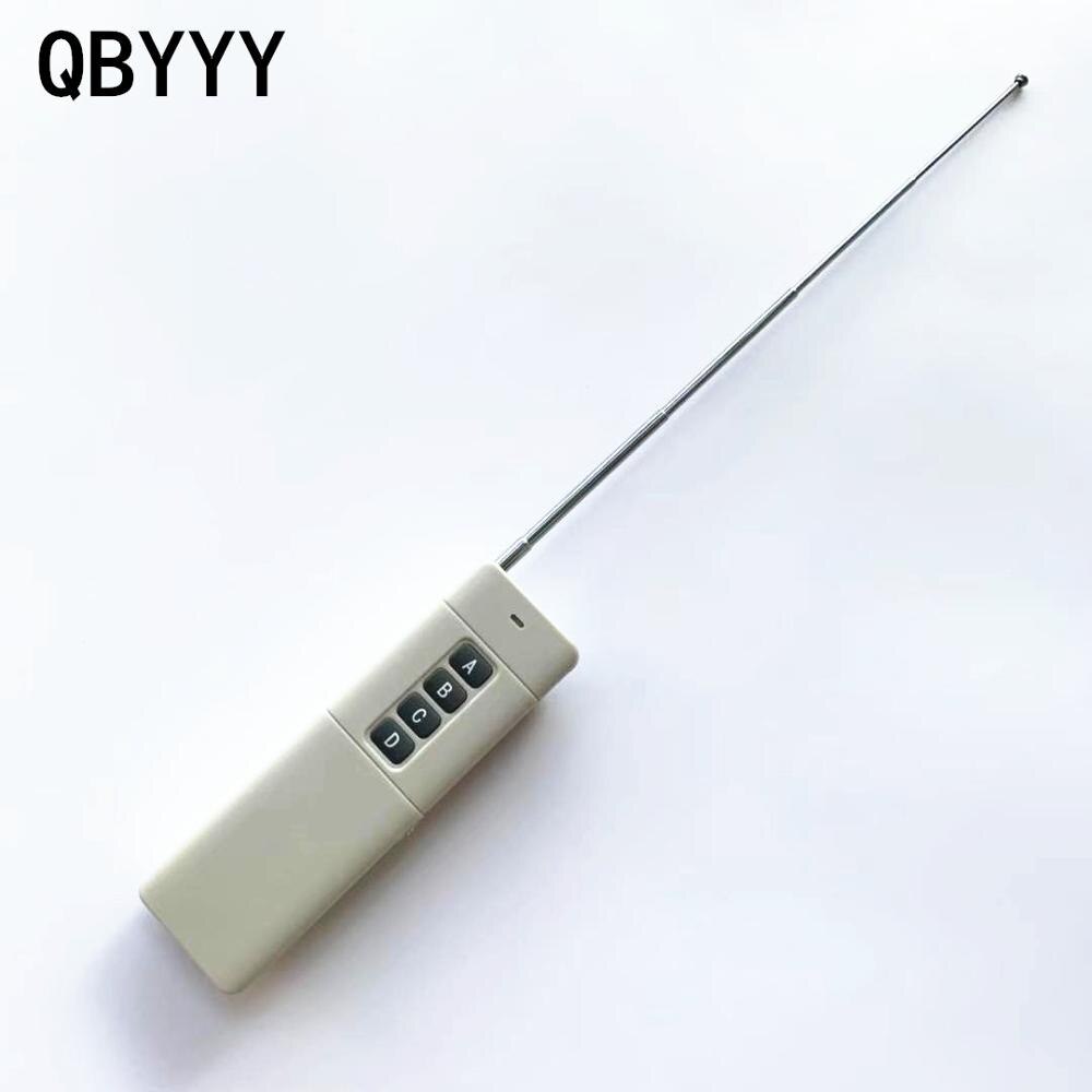 Qbyyy 315 mhz 또는 433 mhz 무선 원격 제어 키 코드 수신 컨트롤러 시스템 및 차고 용 간섭 장치